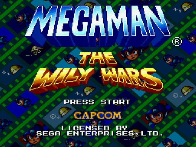 Mega Man Wily Wars Hack (Faithful) Title Screen
